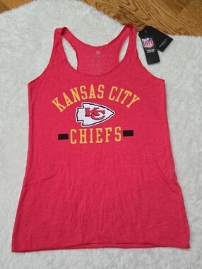 Junk Food Clothing KC Chiefs Tank Top, Womens Small, New With Tags